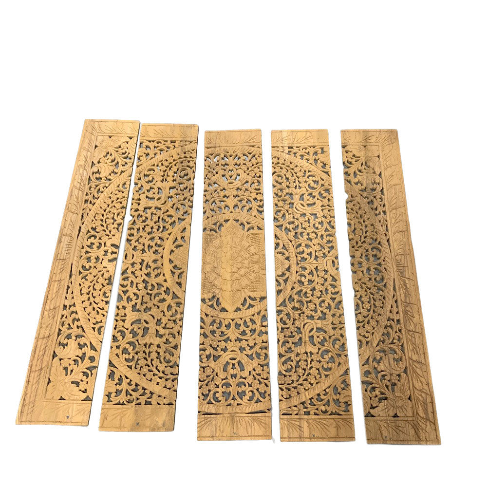 Teak Mandala - 5-Foot Natural - Berbere Imports