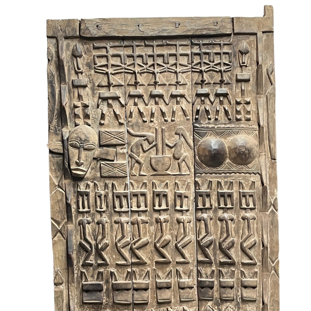 Antique Wooden Dogon Door - Berbere Imports