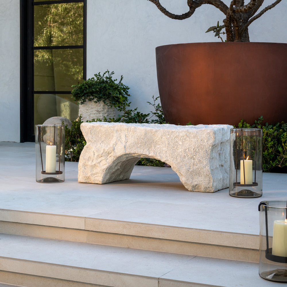 Stone Arch Bench - Berbere Imports