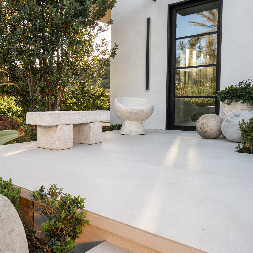 Block Stone Bench - Berbere Imports