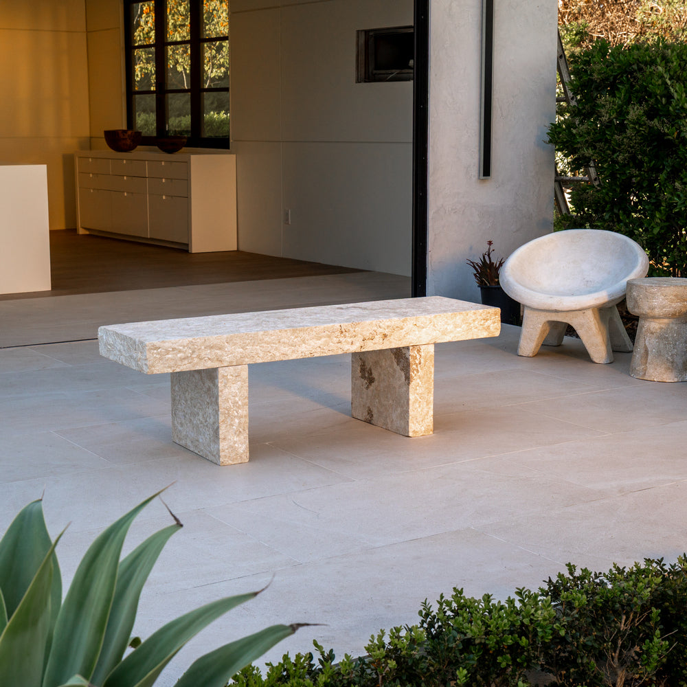 Marble Bench - Berbere Imports