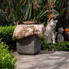 Onyx Mixed Media Side Table - Berbere Imports