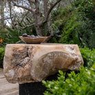 Onyx Mixed Media Side Table - Berbere Imports