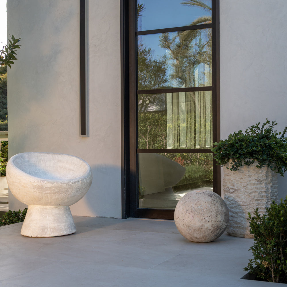Cement Pod Chair - Berbere Imports