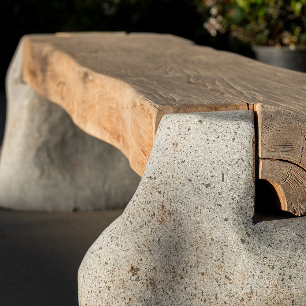 River Rock Bench - Berbere Imports