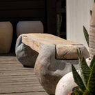 River Rock Bench - Berbere Imports