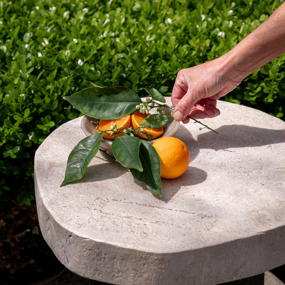 Stone Side Table - Berbere Imports