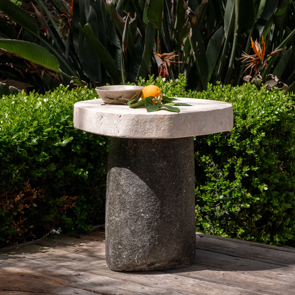 Stone Side Table - Berbere Imports