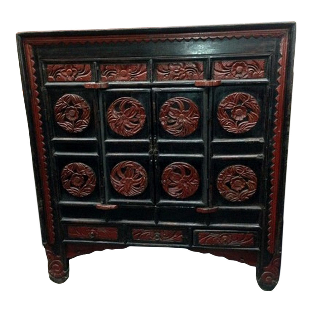 Vintage Chinese Wooden Cabinet - Berbere Imports